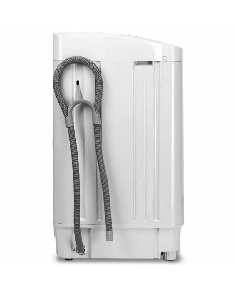 12 lbs Full-automatic Washing Machine with 10 Wash Programs - Gray - Washing Machines