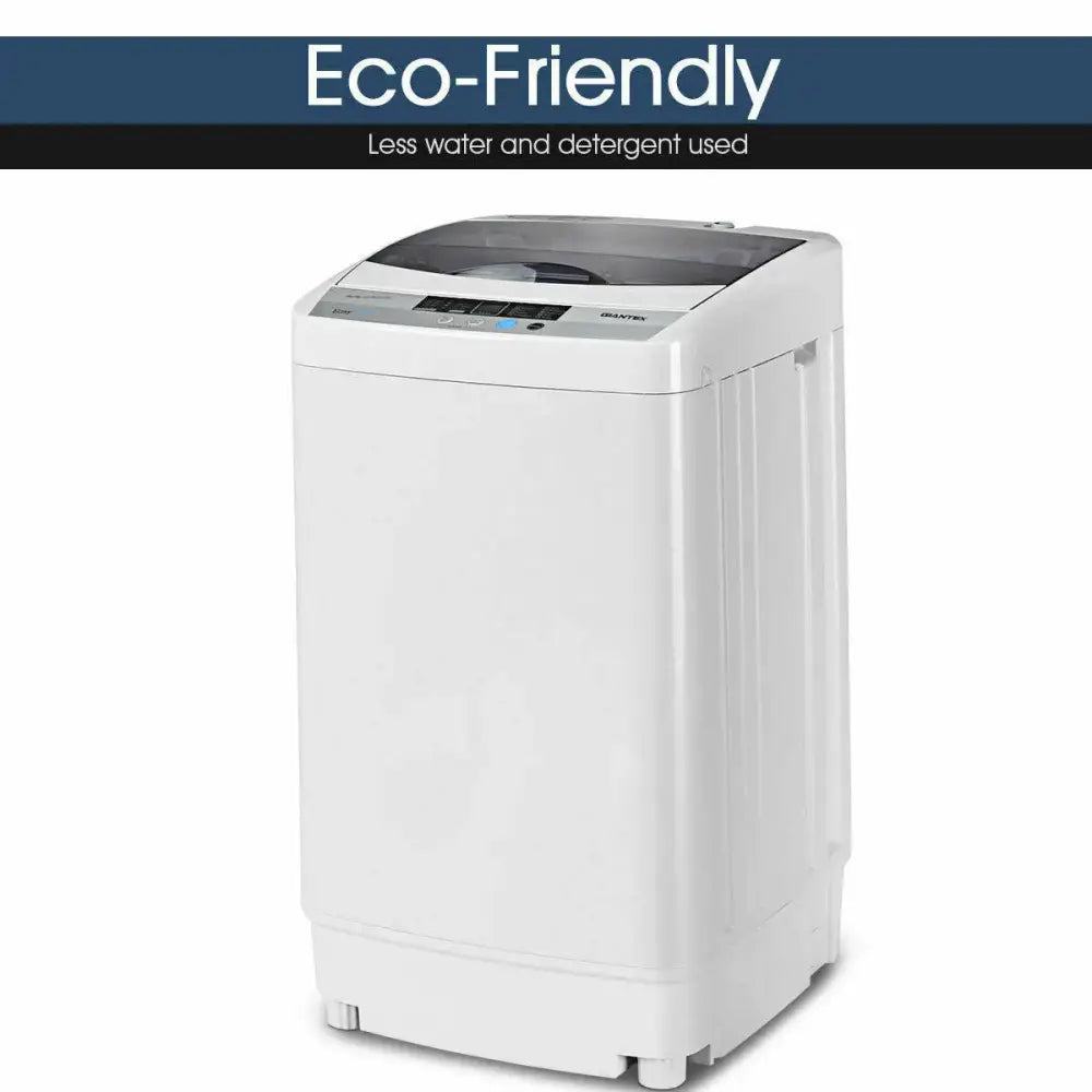12 lbs Full-automatic Washing Machine with 10 Wash Programs Costway
