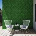 12 Pieces Artificial Peanut Leaf Hedges Panels - Green - Outdoor Privacy Screens