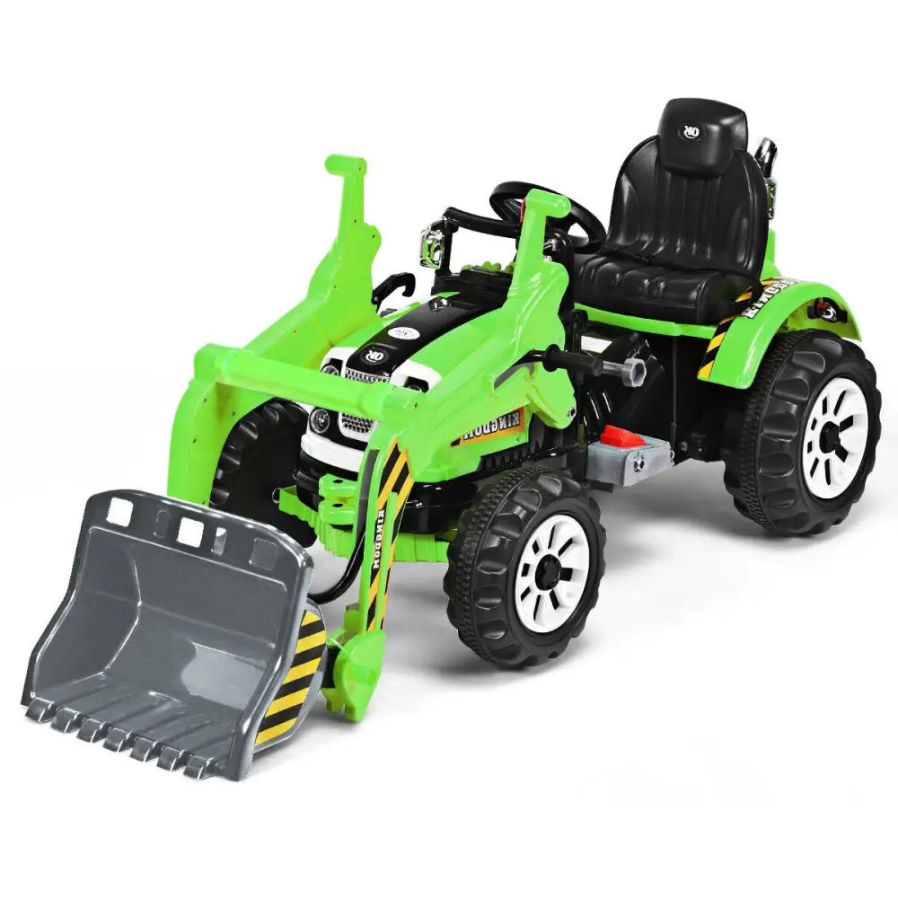12 V Battery Powered Kids Ride on Dumper Truck-Green - Green - Powered Ride On Toys