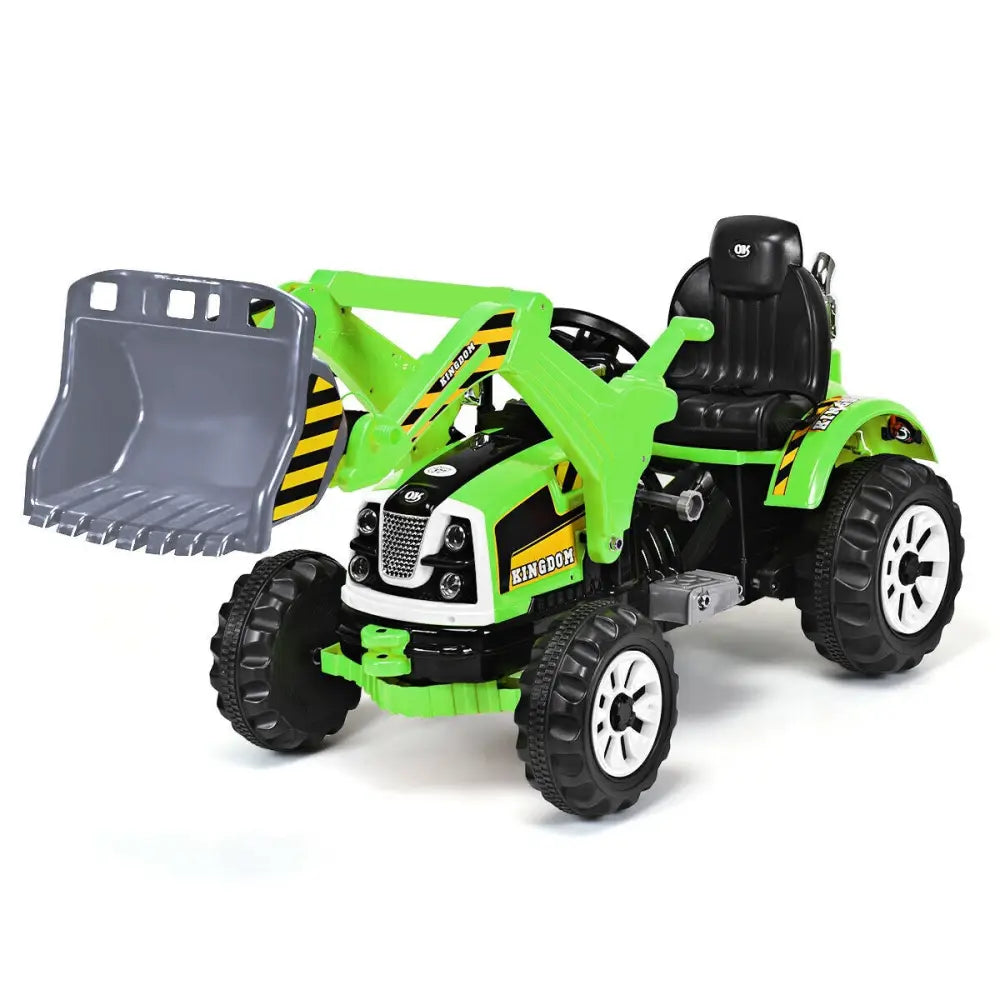 12 V Battery Powered Kids Ride on Dumper Truck-Green - Green - Powered Ride On Toys