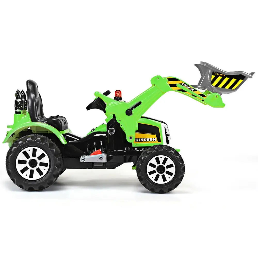 12 V Battery Powered Kids Ride on Dumper Truck-Green - Green - Powered Ride On Toys