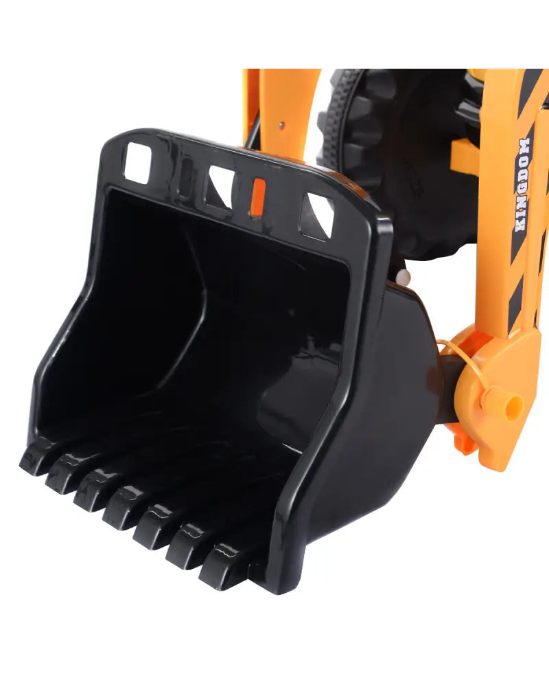 12 V Battery Powered Kids Ride on Dumper Truck-Yellow - Yellow - Powered Ride On Toys