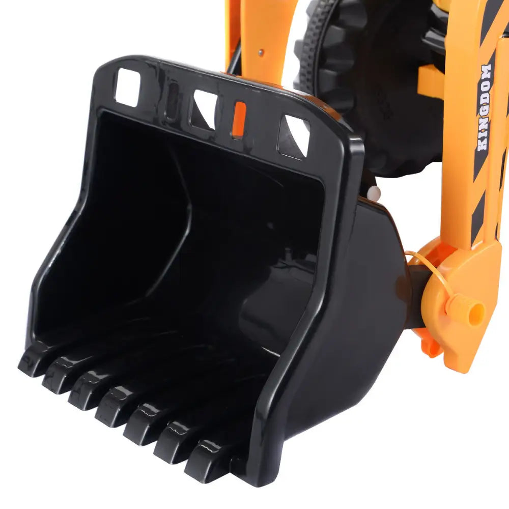 12 V Battery Powered Kids Ride on Dumper Truck-Yellow - Yellow - Powered Ride On Toys