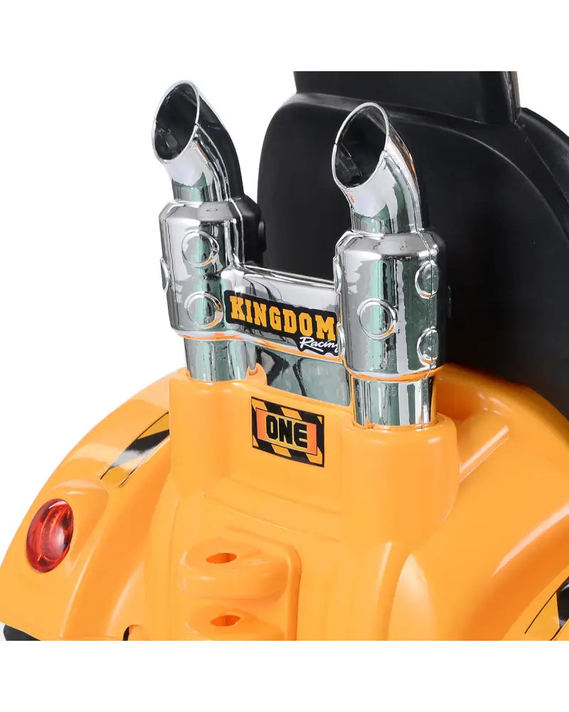 12 V Battery Powered Kids Ride on Dumper Truck-Yellow - Yellow - Powered Ride On Toys