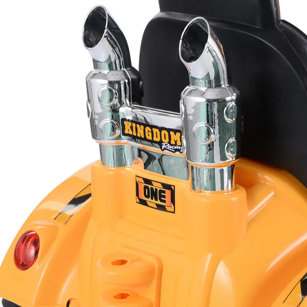 12 V Battery Powered Kids Ride on Dumper Truck-Yellow - Yellow - Powered Ride On Toys
