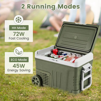 12 Volt Car Refrigerator Portable Car Fridge with Adjustable Range-35L - Coolers