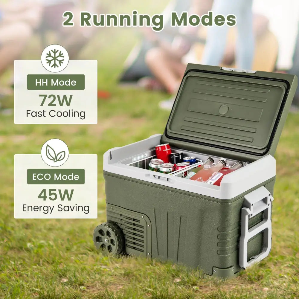 12 Volt Car Refrigerator Portable Car Fridge with Adjustable Range-35L - Coolers