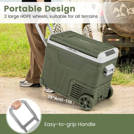 12 Volt Car Refrigerator Portable Car Fridge with Adjustable Range-50L - Coolers