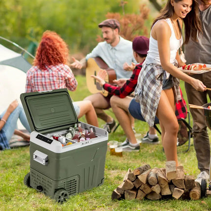 12 Volt Car Refrigerator Portable Car Fridge with Adjustable Range-50L - Coolers