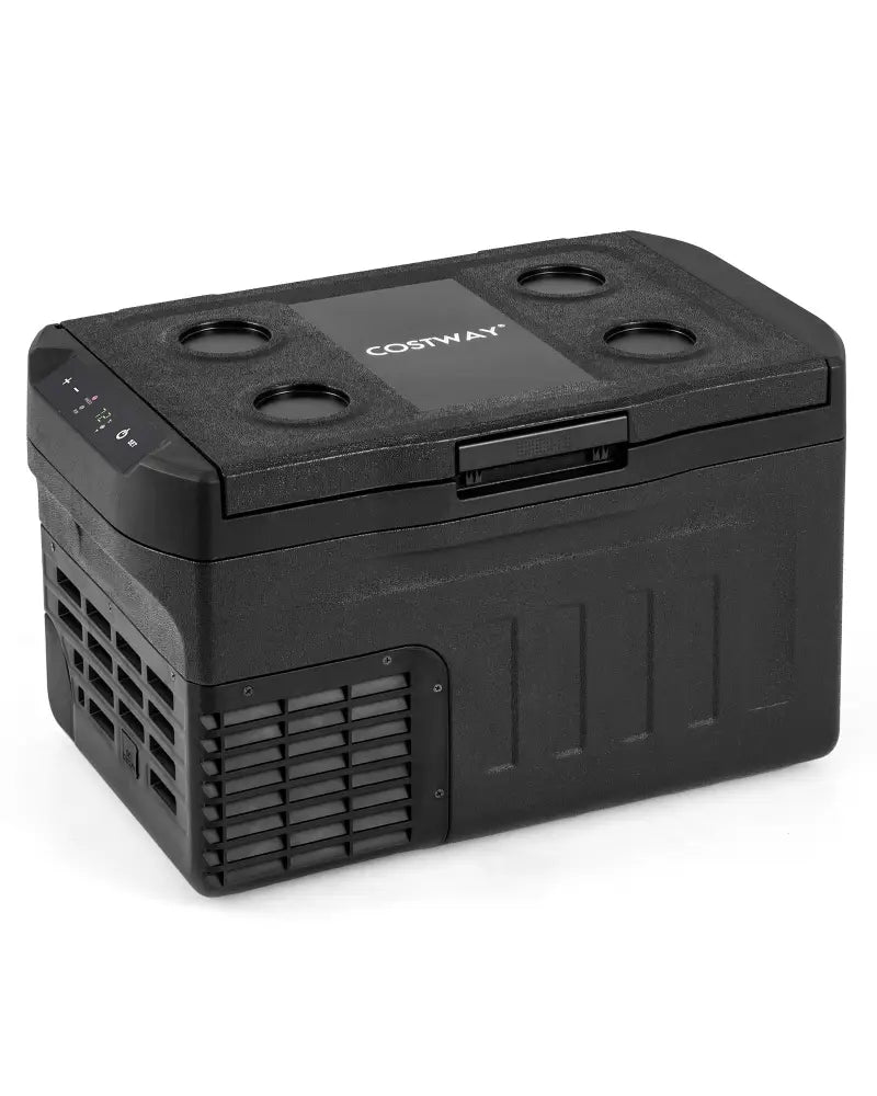 12 Volt Car Refrigerator with Adjustable Range and Divider for Camping RV Travel Fishing Home-S - Coolers