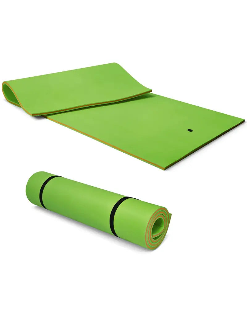 12€™ x 6€™ 3 Layer Floating Water Pad-Green - Green - Swimming