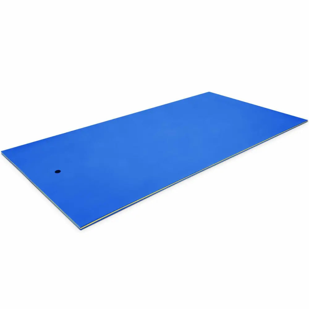12 x 6 Feet 3 Layer Floating Water Pad-Blue - Blue - Swimming