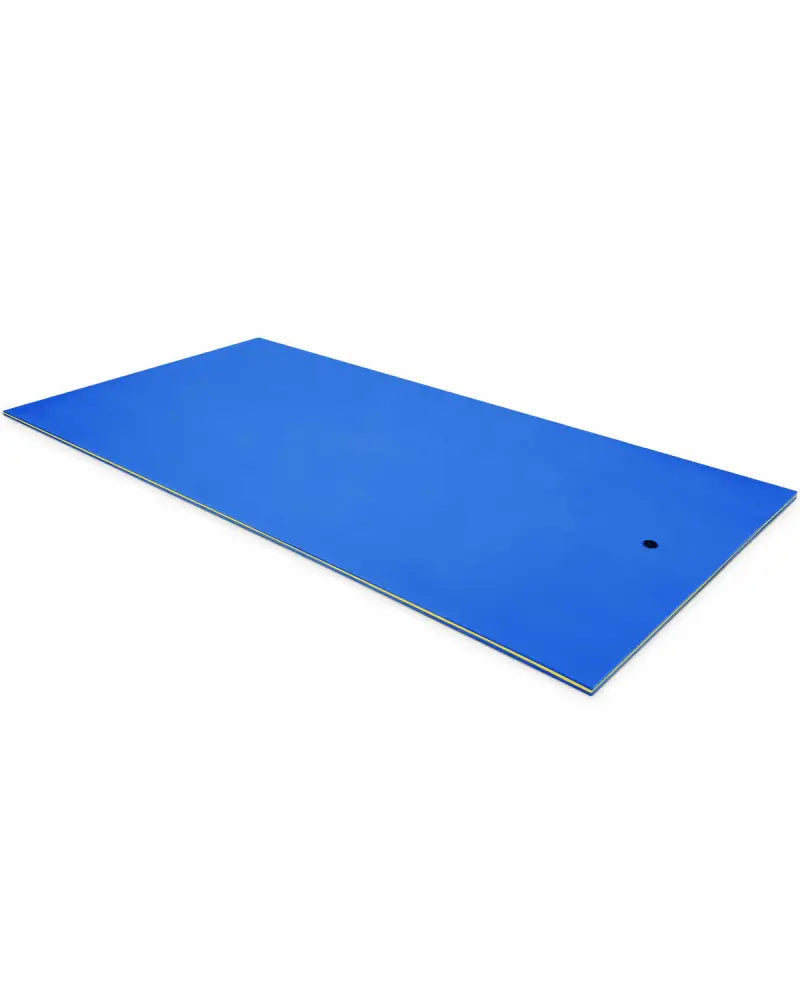 12 x 6 Feet 3 Layer Floating Water Pad-Blue - Blue - Swimming