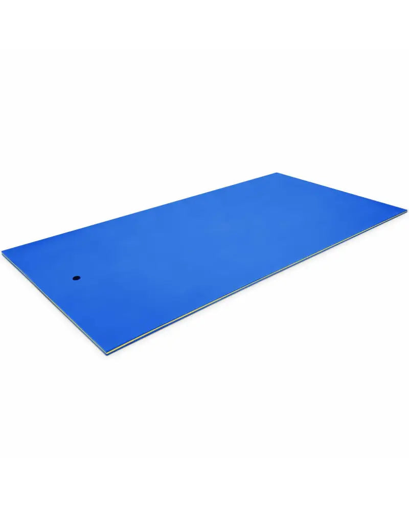 12 x 6 Feet 3 Layer Floating Water Pad-Blue - Blue - Swimming