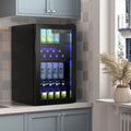 120 Can Beverage Mini Refrigerator with Glass Door - Wine & Beverage Coolers