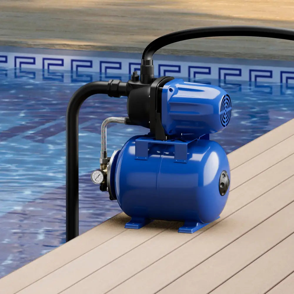 1200 W Garden Water Pump Shallow Well Pressurized Irrigation-Blue - Blue - Watering & Irrigation