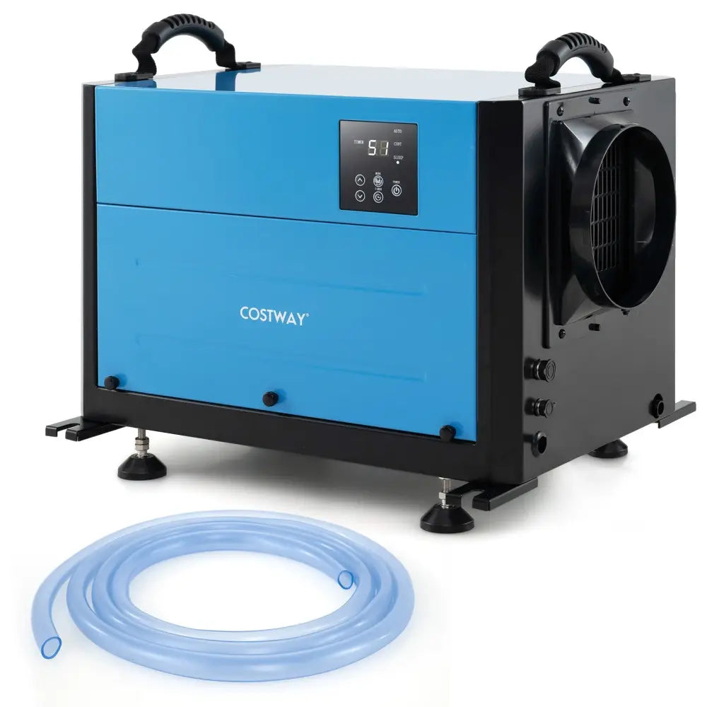 124 Pint Crawl Space Dehumidifier with 3 Modes and 24H Timer-Blue - Blue - Dehumidifiers