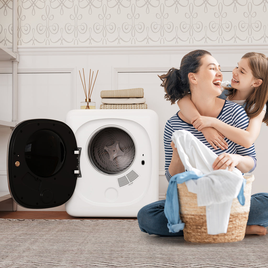 Portable Clothes Dryer Compact Drying Machine 800W Electric Laundry Dryer