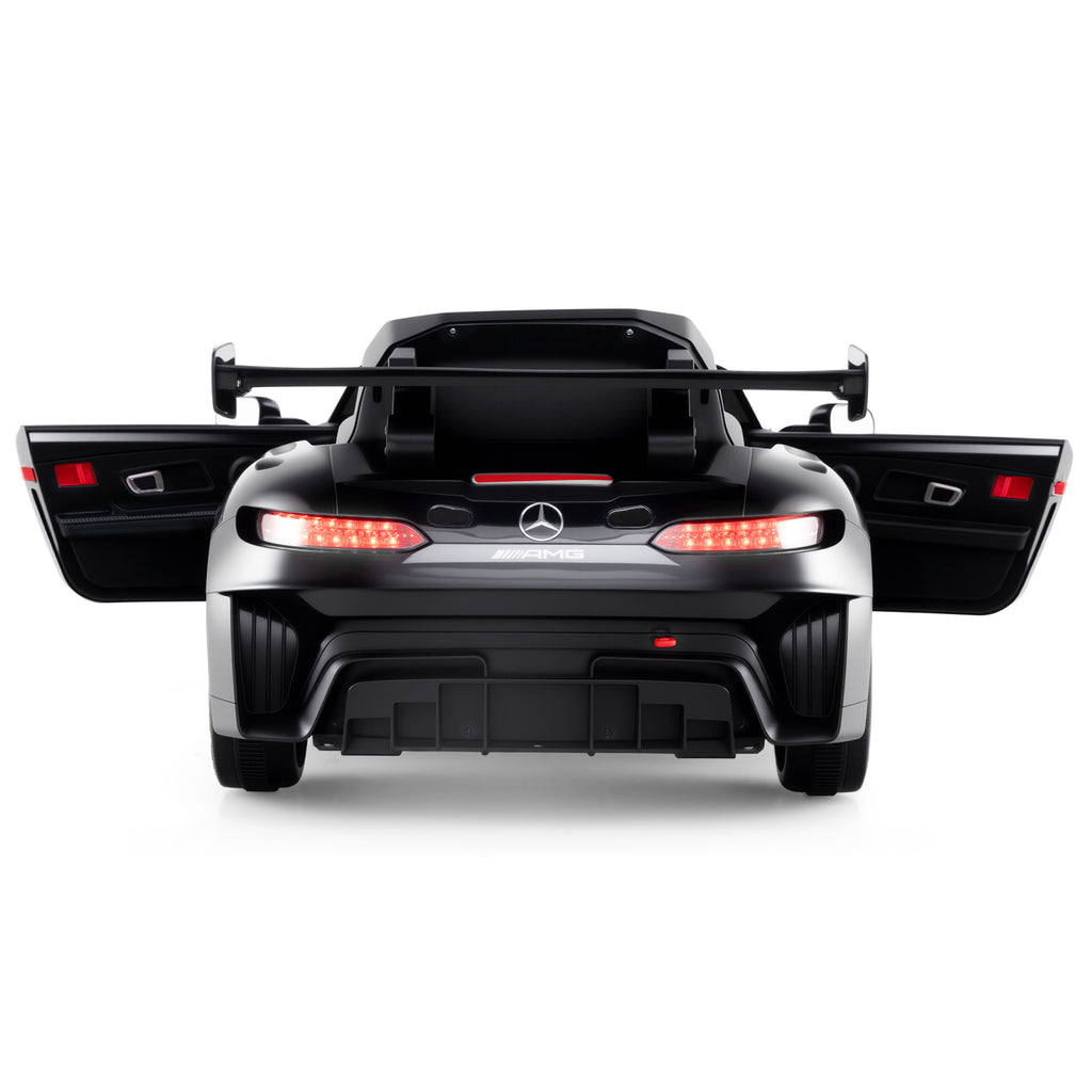 12V Kids Ride-On Car Mercedes-AMG GT3 Licensed with Adjustable Speed-Black