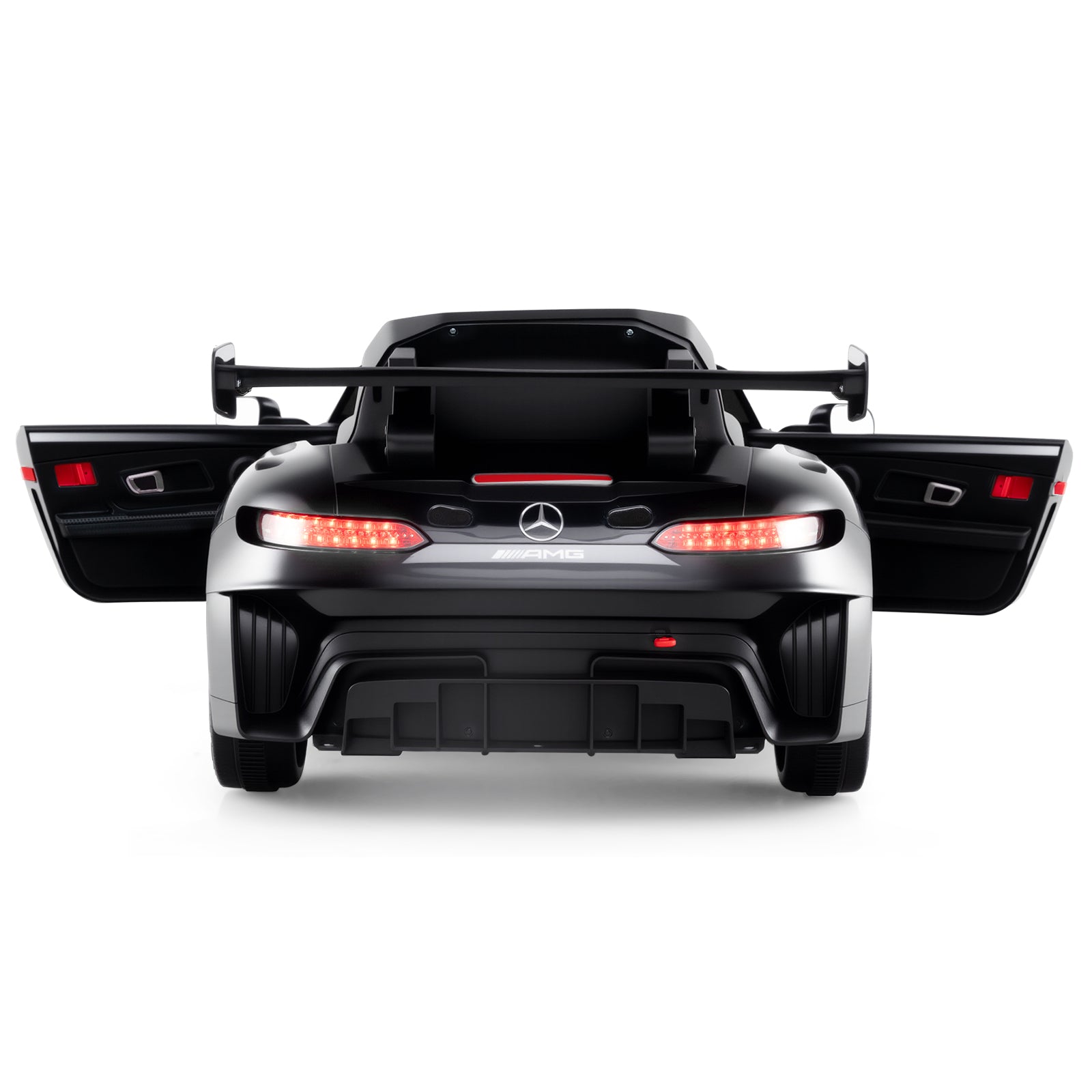 12V Kids Ride-On Car Mercedes-AMG GT3 Licensed with Adjustable Speed-Black