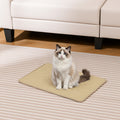 12 Pieces Cat Scratcher Mat Set 24  x 16 Inch Natural Sisal Pads