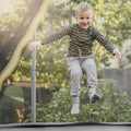 12Ft Replacement Weather-Resistant Trampoline Safety Enclosure Net - Black - Trampoline Accessories