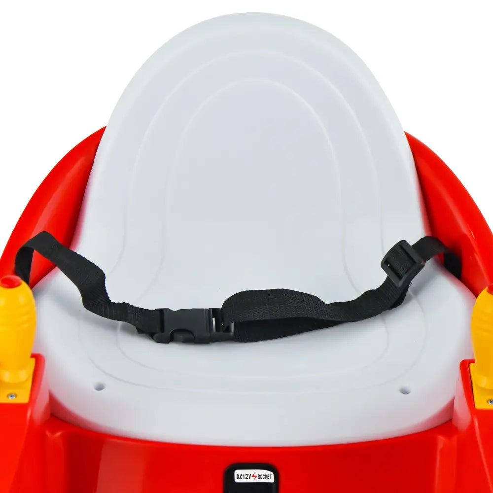 12V Electric Kids Ride On Bumper Car with Flashing Lights for Toddlers-Red - Red - Powered Ride On Toys