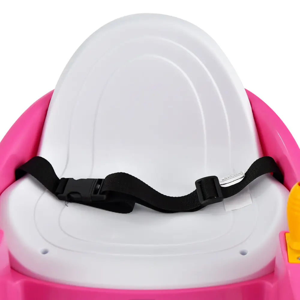 12V Electric Kids Ride On Bumper Car with Flashing Lights for Toddlers-Pink - Pink - Powered Ride On Toys