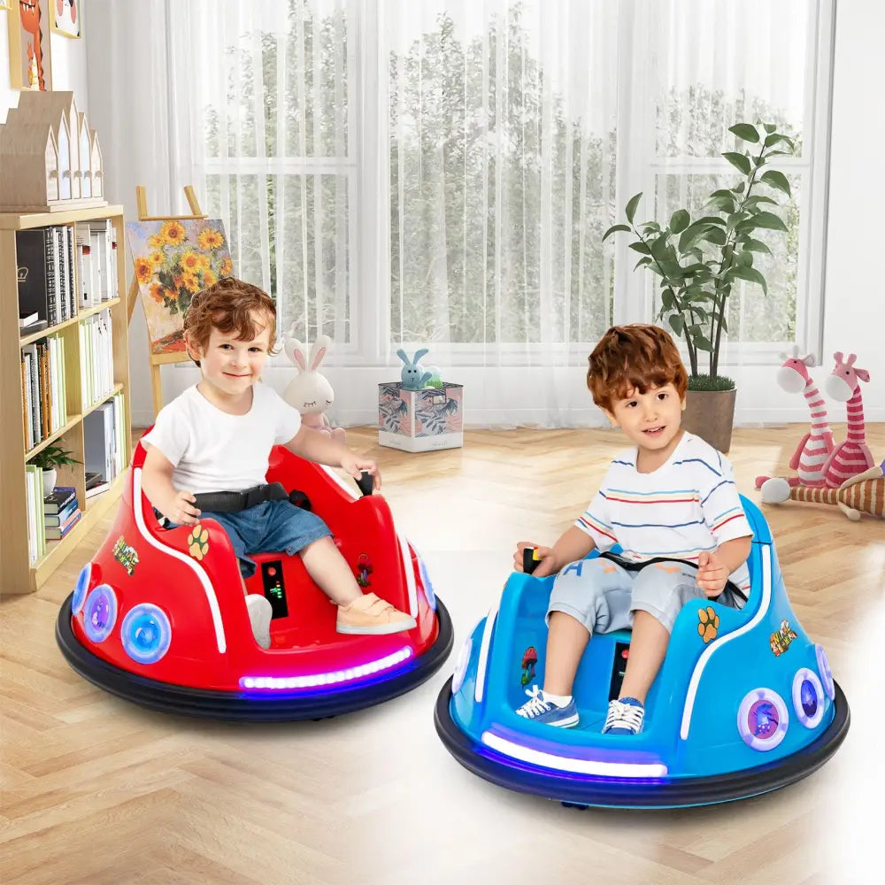 12V Electric Ride On Car with Remote Control and Flashing LED Lights-Navy - Navy - Powered Ride On Toys