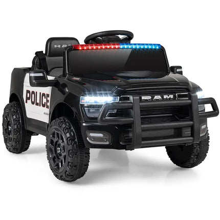 12V Kids Ride On Car Licensed RAM 3500 Electric Vehicle with Remote Control - Black - Oasis Home Essentials