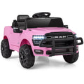 12V Kids Ride On Car Licensed RAM 3500 Electric Vehicle with Remote Control - Pink - Oasis Home Essentials