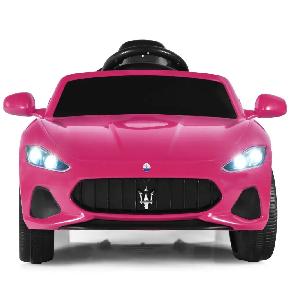12V Kids Ride - On Car with Remote Control and Lights - Pink - Oasis Home Essentials