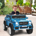 12V Licensed Mercedes-Benz Kids Ride On Car-Navy - Navy - Powered Ride On Toys