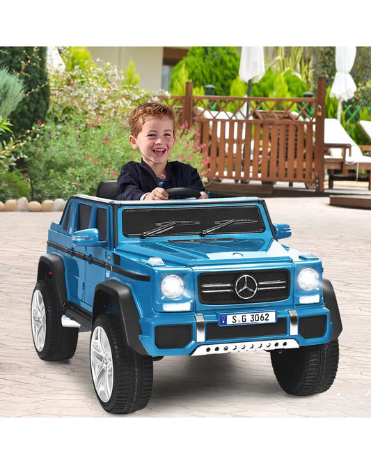 12V Licensed Mercedes-Benz Kids Ride On Car-Navy - Navy - Powered Ride On Toys