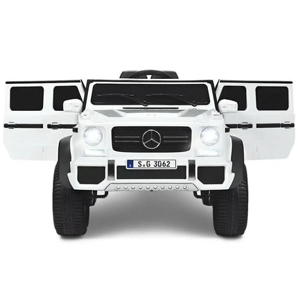 12V Licensed Mercedes-Benz Kids Ride On Car-White - White - Powered Ride On Toys