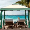 13 Feet x 13 Feet Pop Up Canopy Tent Instant Outdoor Folding Canopy Shelter-Green - Green - Gazebos