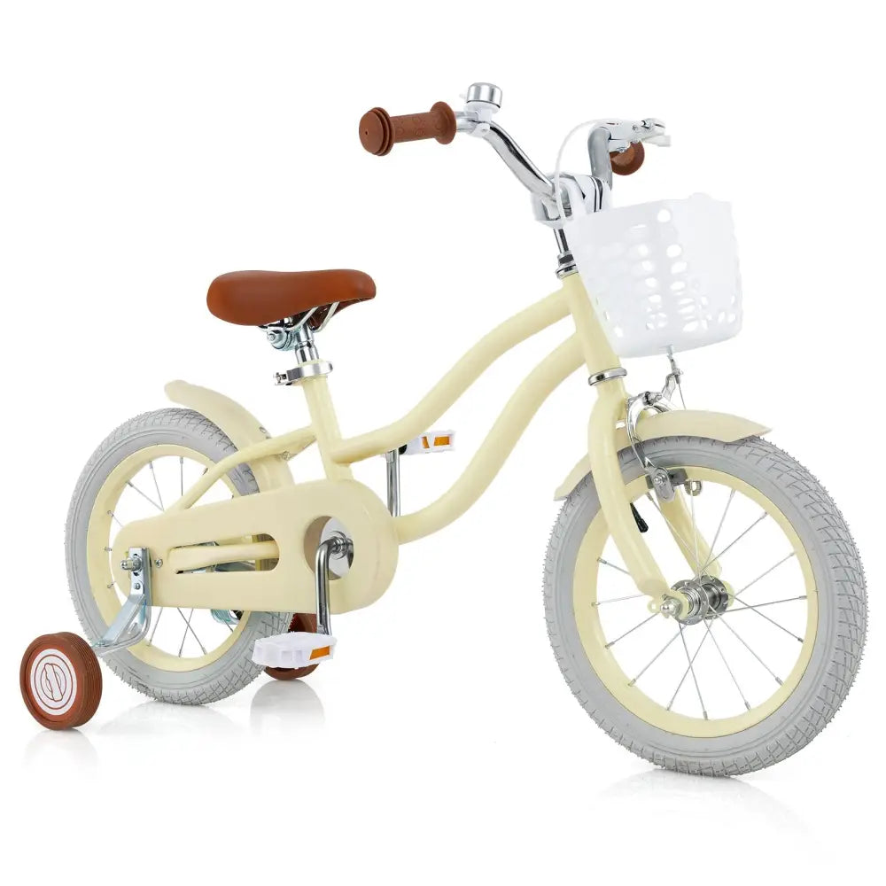 14/16/18 Inch Kids Bike Adjustable with Training Wheels Ages 3 - 8 Years Olds - 18 inches - Oasis Home Essentials