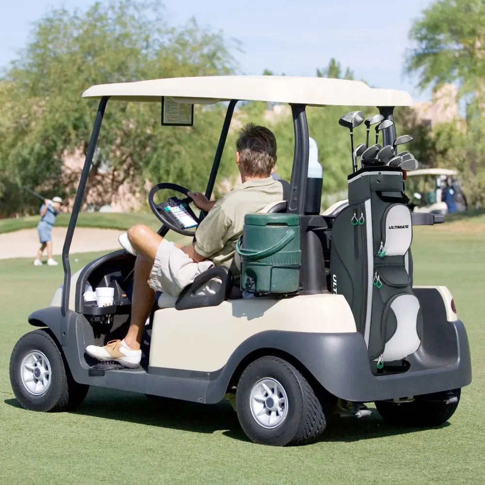 14 Dividers Golf Cart Bag with 7 Zippered Pocket - Golf
