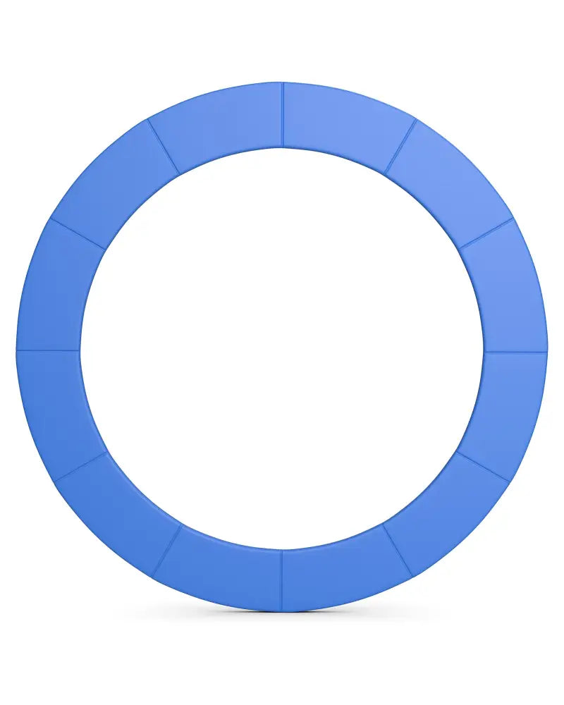 14 Feet Waterproof and Tear-Resistant Universal Trampoline Safety Pad Spring Cover-Blue - Blue - Trampoline Accessories