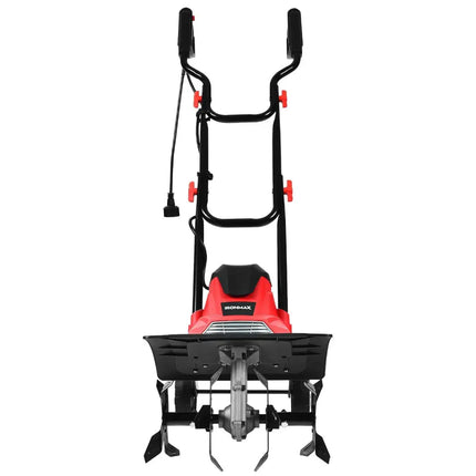 14-Inch 10 Amp Corded Electric Tiller and Cultivator 9-Inch Tilling Depth - Black & Red - Garden Tools