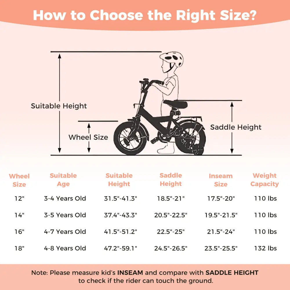 14 Inch Kids Bike Adjustable for 3-8 Years Old Children Pink - Stars & Moon - Pink - Kids Bike