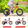 14 - Inch Kids Bike Ages 3 - 8 with Handbrake and Coaster Brake and Bell Ring - 14 inches - Oasis Home Essentials
