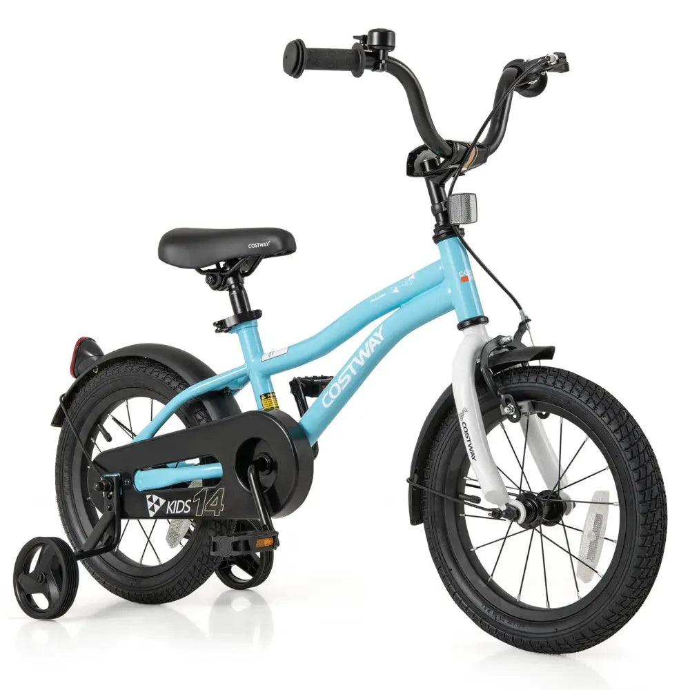 14 - Inch Kids Bike for 3 - 5 Years Old Children Bicycle with Training Wheels - Oasis Home Essentials