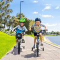 14 Inch Kids Bike with 2 Training Wheels for 3-5 Years Old-Blue - Blue - Kids Bike