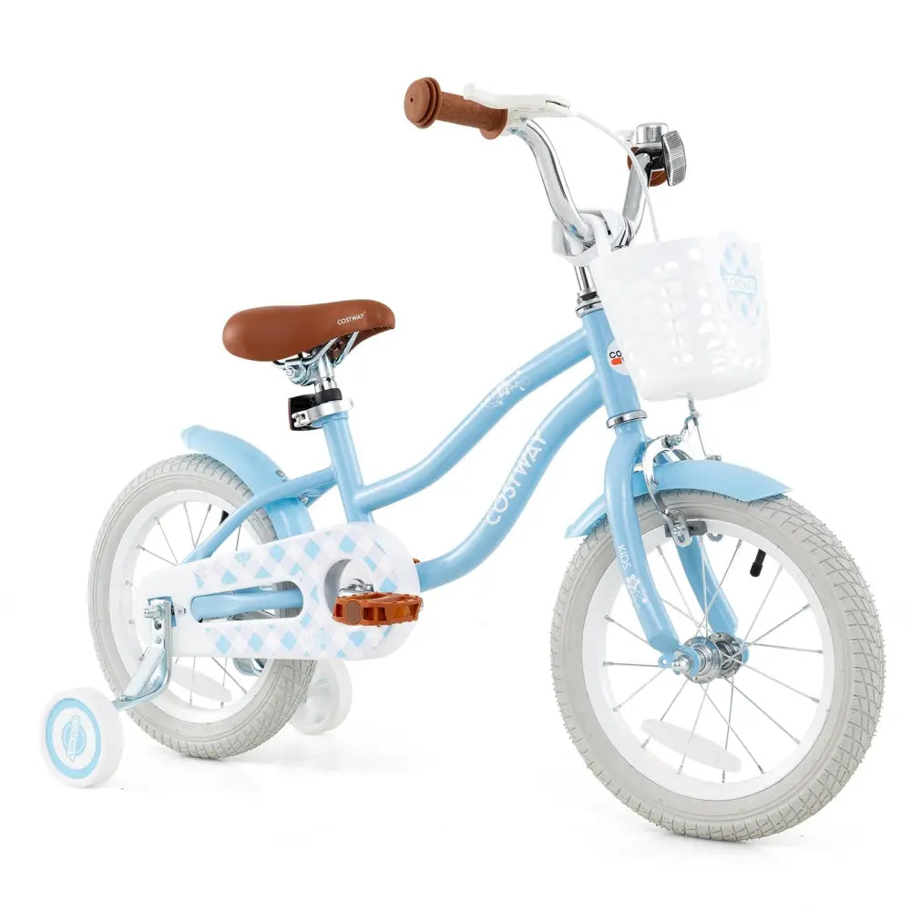 14 Inch Kids Bike with Adjustable Handlebar and Seat for 3 - 5 Year Old - Oasis Home Essentials