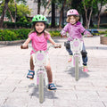 14 Inch Kid's Bike with Removable Training Wheels and Basket - Purple - Oasis Home Essentials