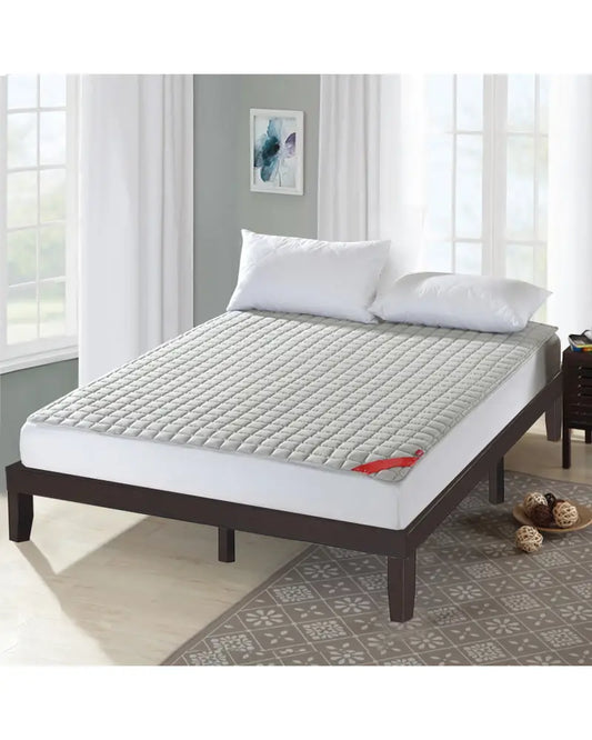14 Inch King Size Wood Platform Bed Frame-Brown - Brown - Simple Bed Frame