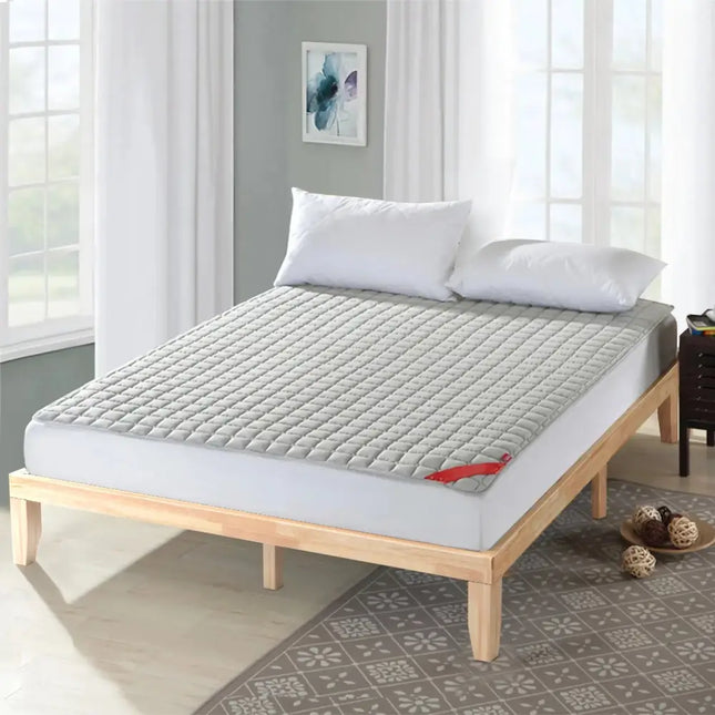 14 Inch King Size Wood Platform Bed Frame-Natural Costway
