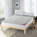 14 Inch King Size Wood Platform Bed Frame-Natural Costway
